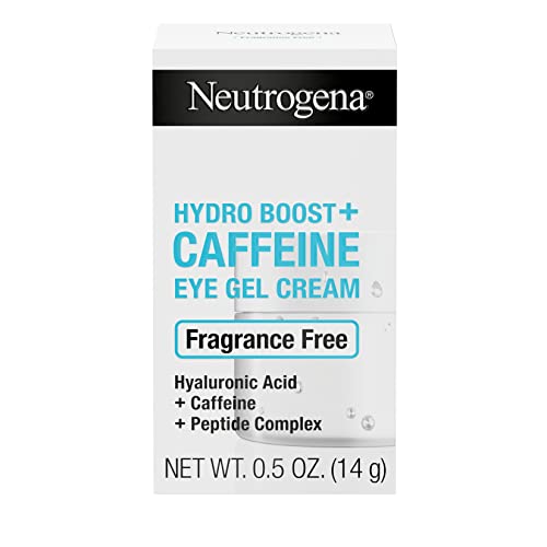 Neutrogena Hydro Boost + Eye Cream for Dark Circles & Puffiness, Under Eye Cream with Caffeine, Hyaluronic Acid and Peptides, Fragrance Free, 0.5 oz - Morena Vogue