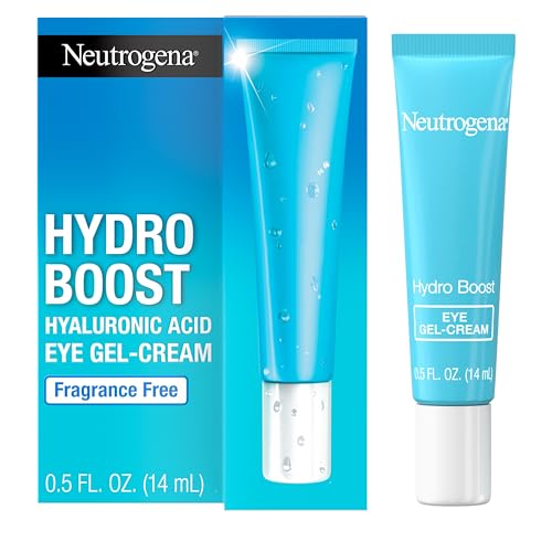 Neutrogena Hydro Boost Eye Cream, Under-Eye Moisturizer with Hyaluronic Acid, Fragrance Free and Non-Comedogenic, 0.5 Oz - Morena Vogue