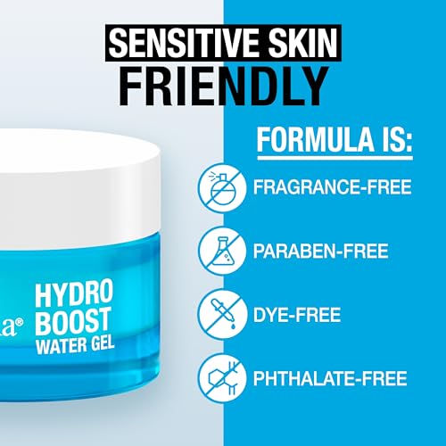 Neutrogena Hydro Boost Fragrance Free Face Moisturizer with Hyaluronic Acid for Dry Skin, Water Gel Moisturizer For a Refreshing Burst of Hydration & Glowing Skin, Non-Comedogenic, 1.7 oz - Morena Vogue