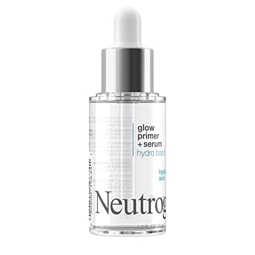 Neutrogena Hydro Boost Glow Booster Primer & Serum, Hydrating & Moisturizing Face Serum-to-Primer Hybrid, Infused with Purified Hyaluronic Acid & Designed to Instantly Hydrate, 1.0 fl. oz - Morena Vogue