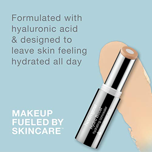 Neutrogena Hydro Boost Hydrating Concealer Stick for Dry Skin, Oil-Free, Lightweight, Non-Greasy and Non-Comedogenic Cover-Up Makeup with Hyaluronic Acid, 10/Fair, 0.12 Oz - Morena Vogue