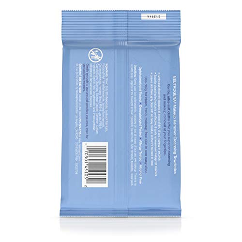 Neutrogena Make-Up Remover Cleansing Towelettes, 7 Count, Packaging May Vary - Morena Vogue