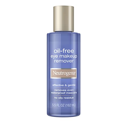 Neutrogena Oil-Free Liquid Eye Makeup Remover, Residue-Free, Non-Greasy, Gentle & Skin-Soothing Solution with Aloe & Cucumber Extract for Waterproof Mascara, 5.5 fl. oz - Morena Vogue