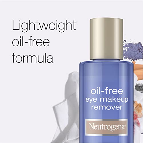 Neutrogena Oil-Free Liquid Eye Makeup Remover, Residue-Free, Non-Greasy, Gentle & Skin-Soothing Solution with Aloe & Cucumber Extract for Waterproof Mascara, 5.5 fl. oz - Morena Vogue