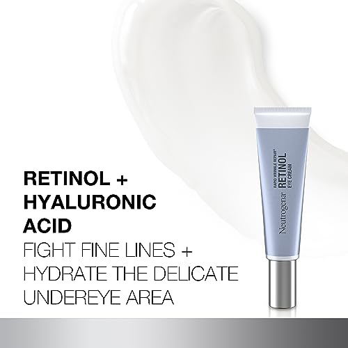 Neutrogena Retinol Eye Cream for Dark Circles, Rapid Wrinkle Repair, Daily Anti-Aging Under Eye Cream with Retinol & Hyaluronic Acid to Fight Fine Lines, Wrinkles, & Dark Spots, 0.5 fl. oz - Morena Vogue