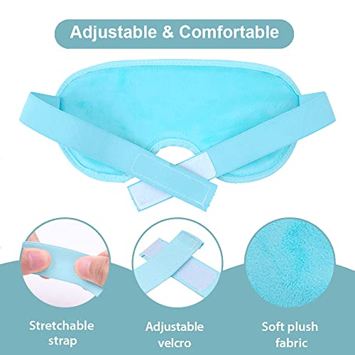 NEWGO Cold Eye Mask Cooling Eye Mask for Dry Eyes, Gel Eye Mask Eye Ice Pack Reusable Cold Eye Compress for Dark Circles, Migraines, Eye Surgery, Skin Care (Blue) - Morena Vogue