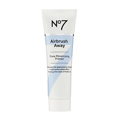 No7 Airbrush Away Pore Minimizing Facial Primer - Lightweight, Matte Primer & Pore Minimizer for Face - Makeup Primer for Oily Skin (30ml) - Morena Vogue