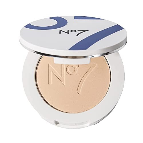 No7 Lift & Luminate Triple Action Powder - Light - Pressed Makeup Setting Powder for Face - Compact Setting Powder Reduces the Appearance of Fine Lines & Enhances Glow (10g) - Morena Vogue