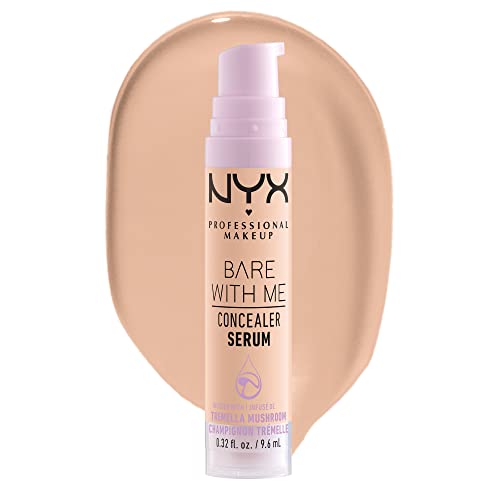 NYX PROFESSIONAL MAKEUP Bare With Me Concealer Serum, Up To 24Hr Hydration - Vanilla - Morena Vogue