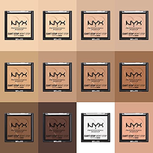 NYX PROFESSIONAL MAKEUP Can't Stop Won't Stop Mattifying Pressed Powder - Light Medium - Morena Vogue