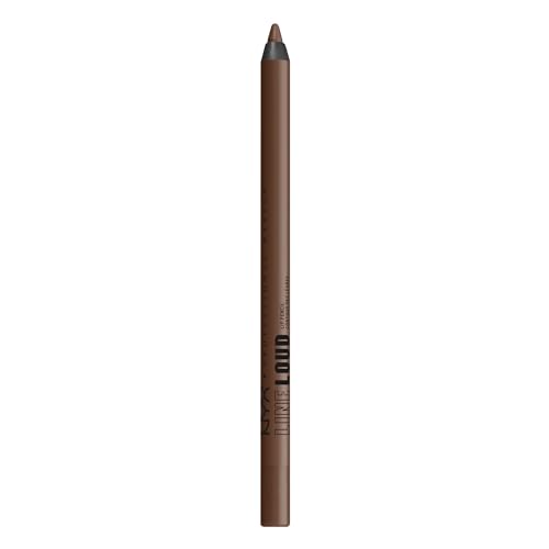 NYX PROFESSIONAL MAKEUP Line Loud Lip Liner, Longwear and Pigmented Lip Pencil with Jojoba Oil & Vitamin E - Rebel Kind (Chocolate Brown) - Morena Vogue