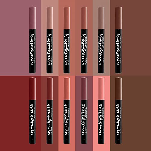 NYX PROFESSIONAL MAKEUP Lip Lingerie Push-Up Long Lasting Plumping Lipstick - Silk Indulgence (Baby Pink Nude) - Morena Vogue