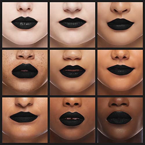 NYX PROFESSIONAL MAKEUP Lip Lingerie XXL Matte Liquid Lipstick - Naughty Noir (Black) - Morena Vogue