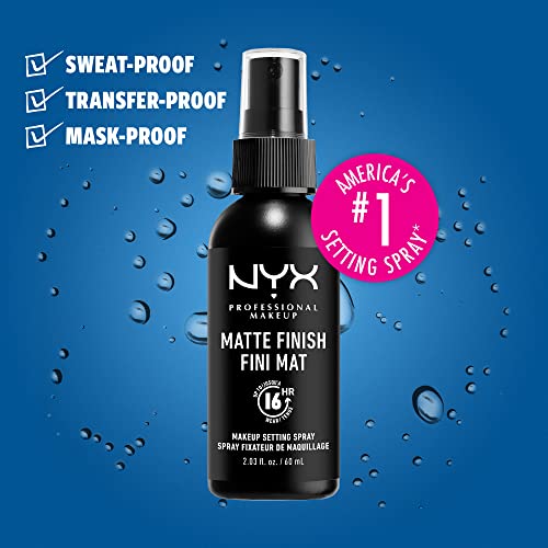 NYX PROFESSIONAL MAKEUP Makeup Setting Spray, Matte Setting Spray for 16HR Make Up Wear - Morena Vogue