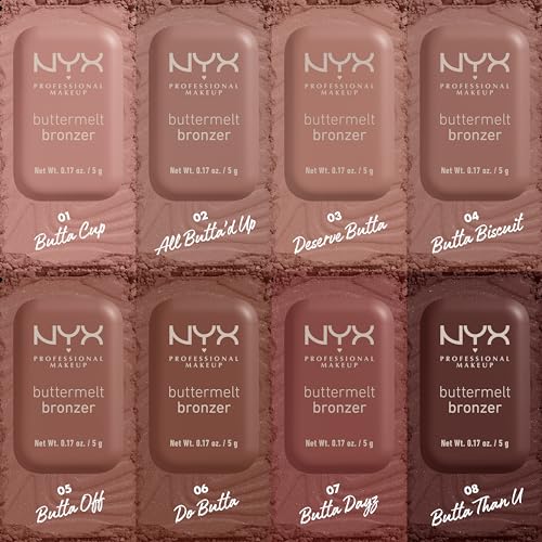 NYX PROFESSIONAL MAKEUP Matte Buttermelt Bronzer, Up to 12 Hours of Wear, Deserve Butta - Morena Vogue