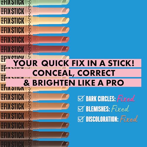 NYX PROFESSIONAL MAKEUP Pro Fix Stick Correcting Concealer, Buildable Medium Coverage Concealer Stick - Pink - Morena Vogue