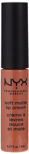 NYX PROFESSIONAL MAKEUP Soft Matte Lip Cream, Lightweight Liquid Lipstick - Abu Dhabi (Deep Rose-Beige) - Morena Vogue