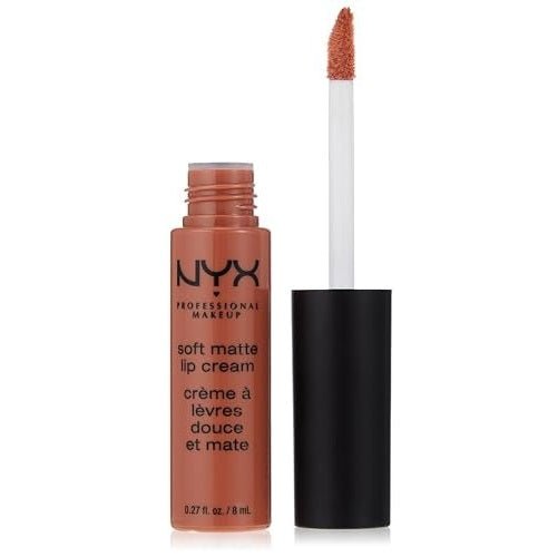 NYX PROFESSIONAL MAKEUP Soft Matte Lip Cream, Lightweight Liquid Lipstick - Abu Dhabi (Deep Rose-Beige) - Morena Vogue