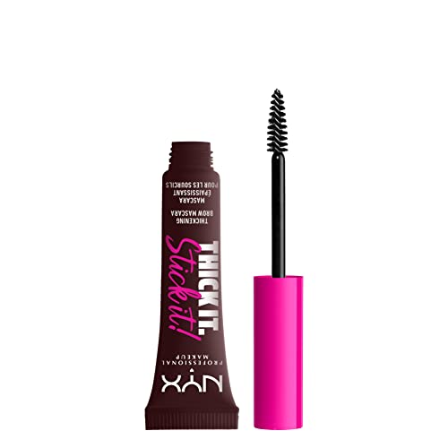 NYX PROFESSIONAL MAKEUP Thick It Stick It Thickening Brow Mascara, Eyebrow Gel - Espresso - Morena Vogue