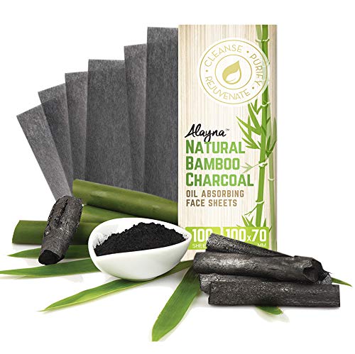 Oil Blotting Sheets for Face Natural Bamboo Charcoal Blotting Paper for Oily Skin Oil Absorbing Tissues Beauty Blotters Remove Excess Shine Organic Blot Papers For Make UpFacial & Skin Care 3 Pack - Morena Vogue