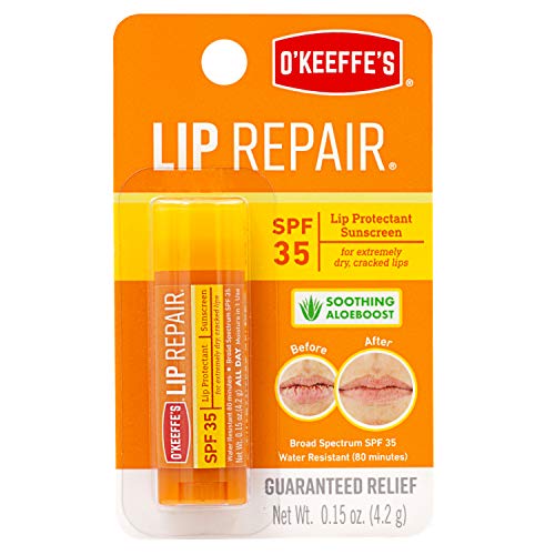 O'Keeffe's Lip Repair SPF 35 Lip Balm, (Pack of 3) - Morena Vogue