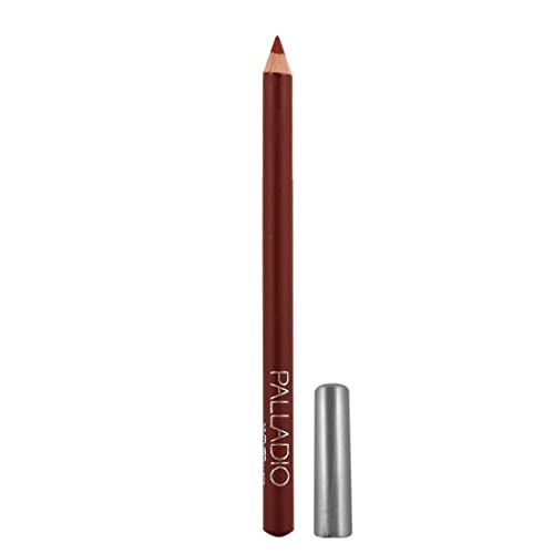 Palladio Lip Liner Pencil, Wooden, Firm yet Smooth, Contour and Line with Ease, Perfectly Outlined Lips, Comfortable, Hydrating, Moisturizing, Rich Pigmented Color, Long Lasting, Nutmeg - Morena Vogue