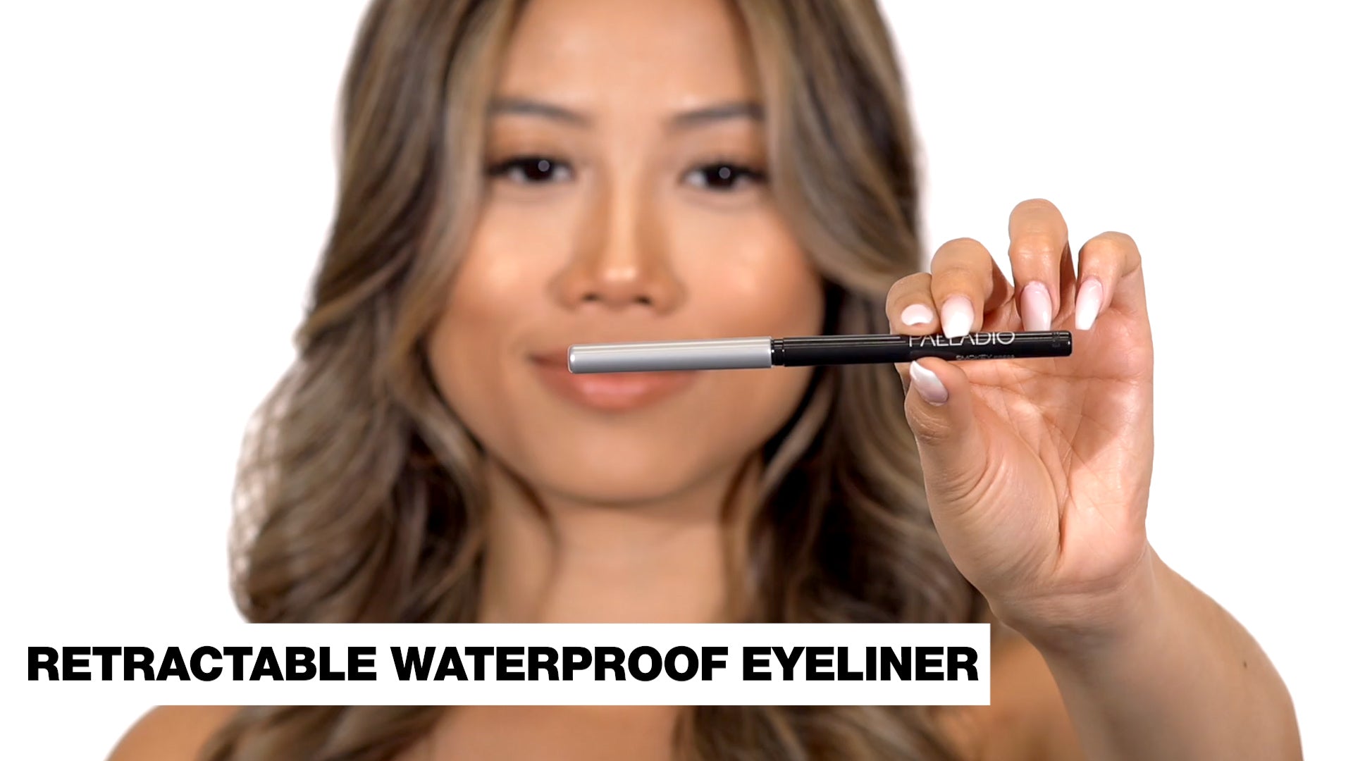 Palladio Retractable Waterproof Eyeliner, Richly Pigmented Color and Creamy, Slip Twist Up Pencil Eye Liner, Smudge Proof Long Lasting Application, All Day Wear, No Sharpener Required, Pure Black - Morena Vogue