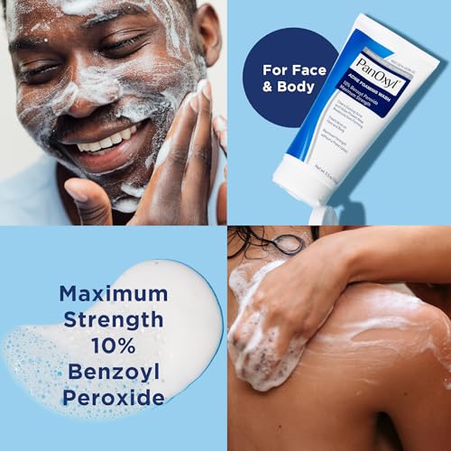 PanOxyl Acne Foaming Wash Benzoyl Peroxide 10% Maximum Strength Antimicrobial, 5.5 Oz - Morena Vogue