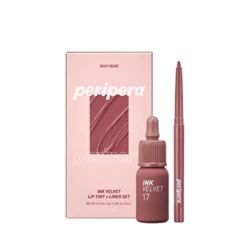 Peripera Liner Kit (Rosy Nude) - Long-Lasting, Long Wear Lip Colors - Morena Vogue