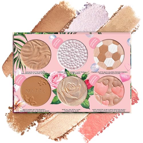 Physicians Formula All-Star Face Palette, Velvety-Smooth Buildable & Blendable Formulas,Versatile Matte and Multidimensional Shades, Cruelty-Free & Vegan - Morena Vogue