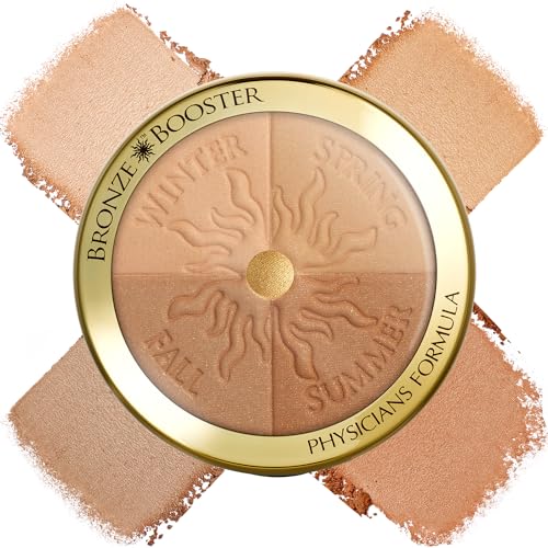 Physicians Formula Bronze Booster Glow-Boosting Season-to-Season, Customizable Seasonal Glow Glow, Lasting Tan Boost, Hypoallergenic Powder, Cruelty-Free & Hypoallergenic- Light-to-Medium - Morena Vogue