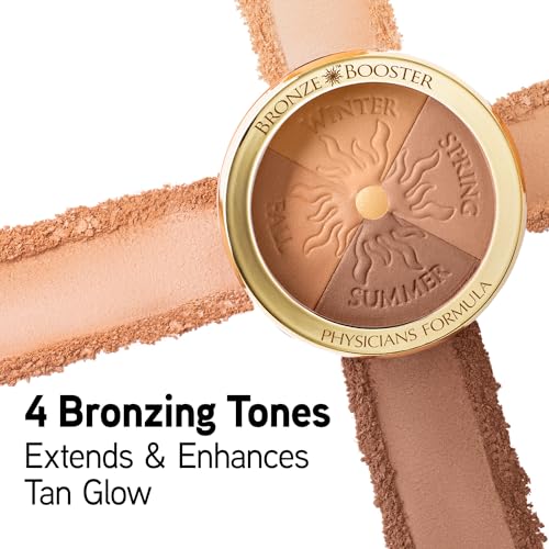 Physicians Formula Bronze Booster Glow-Boosting Season-to-Season, Customizable Seasonal Glow Glow, Lasting Tan Boost, Hypoallergenic Powder, Cruelty-Free & Hypoallergenic- Light-to-Medium - Morena Vogue