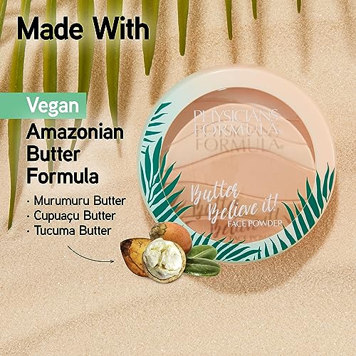 Physicians Formula Butter Believe it! Pressed Powder Creamy Natural | Dermatologist Tested, Clinicially Tested - Morena Vogue