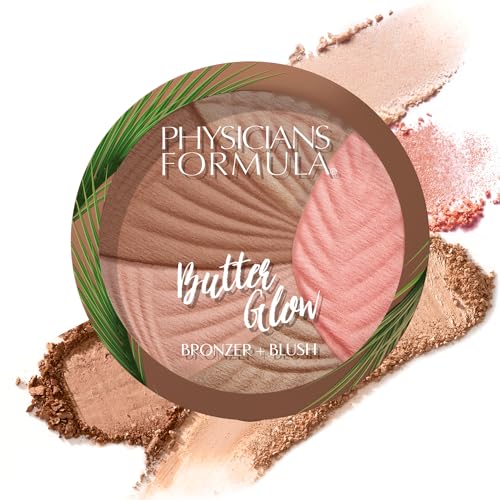 Physicians Formula Butter Glow Bronzer + Blush, Ultra Creamy 2-in-1 Formula, Illuminating & Moisturizing Butter Blend - Healthy Glow - Morena Vogue