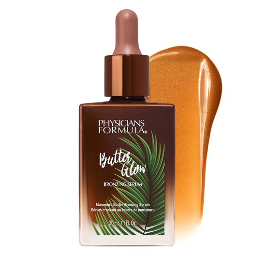 Physicians Formula Butter Glow Bronzing Serum, Innovative & Nourishing Skincare Bronzing Drops for Radiant, Natural Sunkissed Complexion - Sunkissed Glow - Morena Vogue