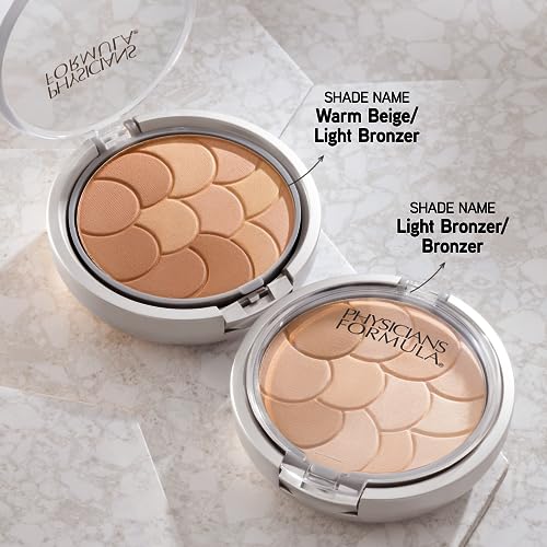 Physicians Formula Magic Mosaic Multi-Colored Bronzer, Highlighting, Contour Powder, Light Bronzer/Bronzer, Dermatologist Tested, Clinicially Tested - Morena Vogue