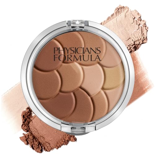 Physicians Formula Magic Mosaic Multi-Colored Bronzer, Highlighting, Contour Powder, Light Bronzer/Bronzer, Dermatologist Tested, Clinicially Tested - Morena Vogue