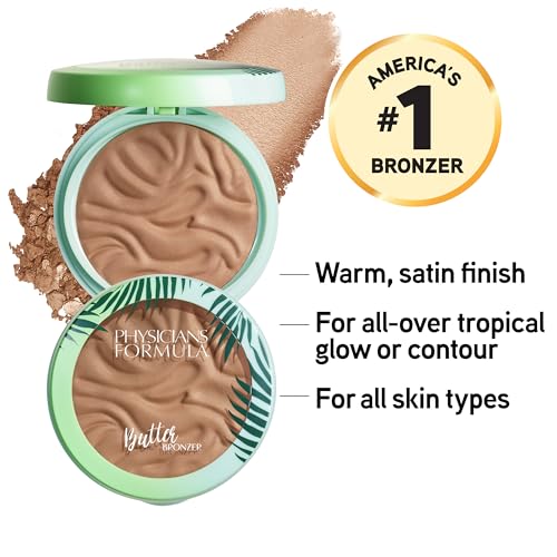 Physicians Formula Murumuru Butter Bronzer, Moisturizing, Nourishing Murumuru Butter Blend for Silky All-Day Luminous Glow, Dermatologist Tested, Hypoallergenic, Vegan & Cruelty-Free -Bronzer - Morena Vogue