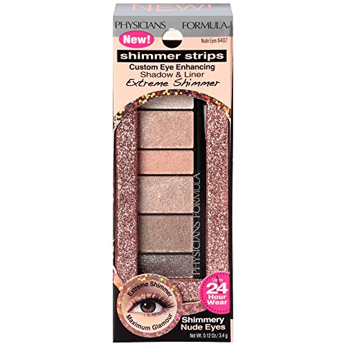 Physicians Formula Shimmer Strips Custom Eye Enhancing Eyeshadow & Eyeliner Nude Naked Eyes - Morena Vogue