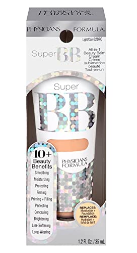 Physicians Formula Super BB Cream All in 1 Beauty Balm Foundation Cream SPF 30, Light | Dermatologist Tested, Clinicially Tested - Morena Vogue