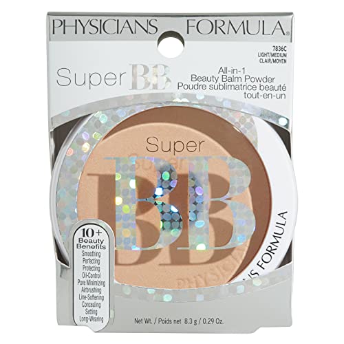 Physicians Formula Super BB Cream All-in-1 Beauty Balm Powder Light/Medium | Dermatologist Tested, Clinicially Tested - Morena Vogue