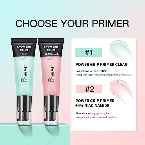 Power Grip Primer + 4% Niacinamide, Hydrating Face Primer, Moisturizes Primes, Primer Face Makeup, Makeup Primer, Face Primer, Hydrating Primer, Perfect Gel - Based, Hydrating Face Primer (Pink) - Morena Vogue