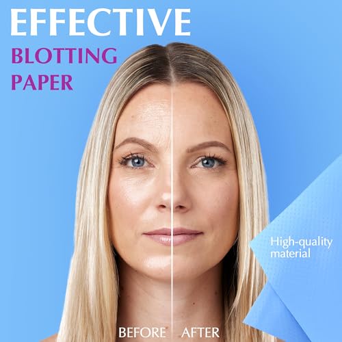 Premium Oil Absorbing Sheets for Face - 3 pack (150 sheets) - Makeup Friendly Oil Blotting Sheets for Face - Blotting Papers for Face with Oily Skin - Morena Vogue