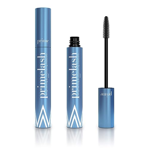 PrimeLash Mascara for Older Women – Volumizing, Incredible Length in 2 Coats – Long-Stay, Zero Clumps, Hypoallergenic (Black) - Morena Vogue