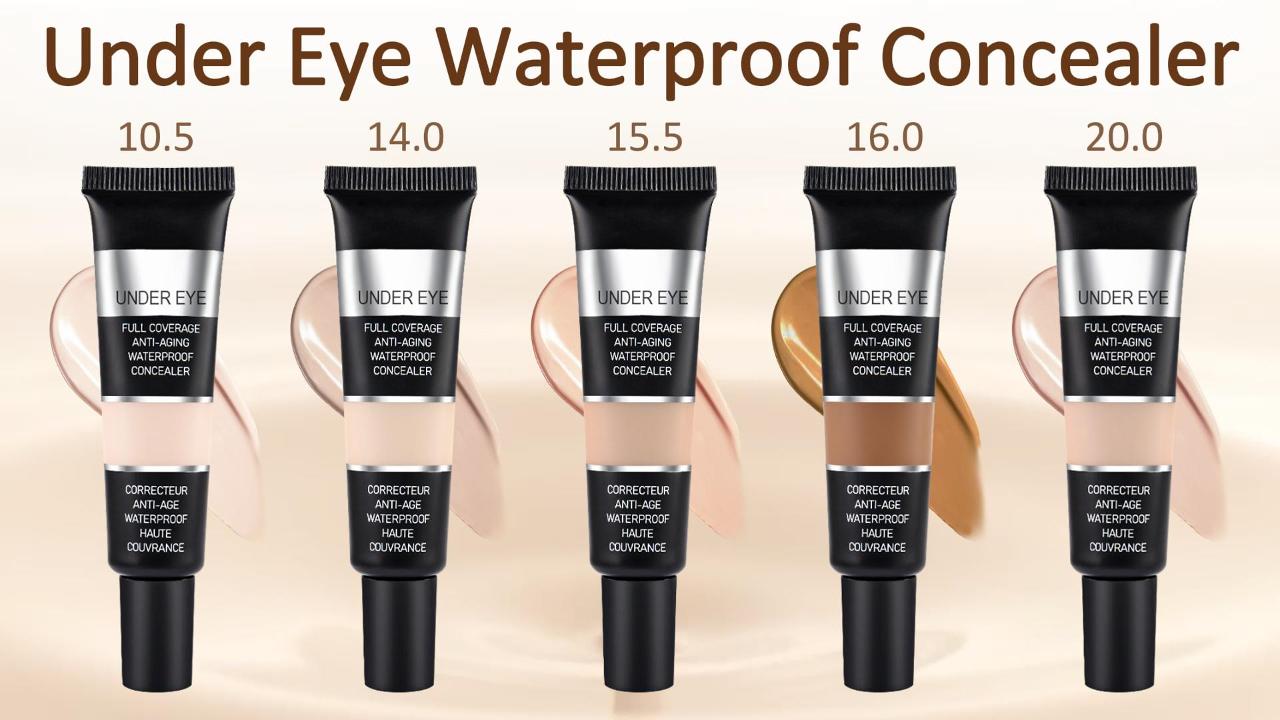 Pro Under Eye Full Coverage Liquid Concealer to Cover Dark Circles, Scars, Redness, Spots, Fine Lines, Corrector Anti-Aging Natural Finish, Moistening Smooth Cream, Waterproof 0.4 fl oz - Medium# - Morena Vogue