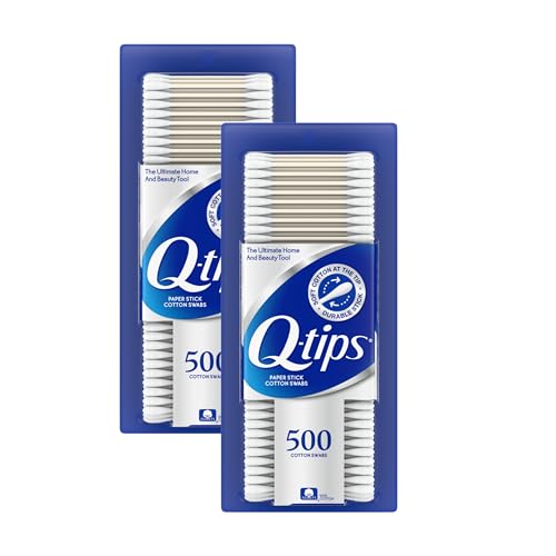 Q-tips Cotton Swabs, 500 Count (Pack of 2) - Morena Vogue