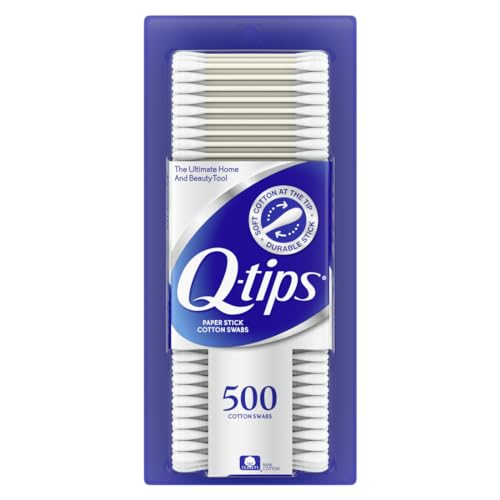 Q-tips Cotton Swabs, 500 Count (Pack of 2) - Morena Vogue