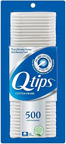 Q-tips Cotton Swabs, 500 Count (Pack of 3) - Morena Vogue