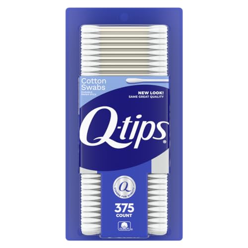 Q-tips Cotton Swabs For Hygiene and Beauty Care Original Cotton Swab Made With 100% Cotton 375 Count - Morena Vogue