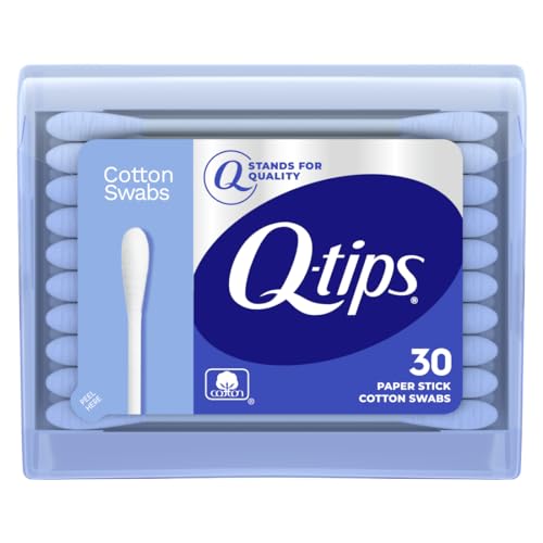 Q-tips Swabs Travel Pack,30 Count, Pack of 1 blue - Morena Vogue